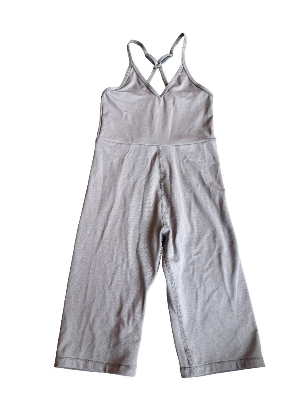 Varley Let's Move Irvine Playsuit Grey Romper Workout Athletic Size XS Women's